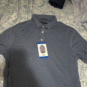 Jachs NY Men's Blue Polo Shirt Large